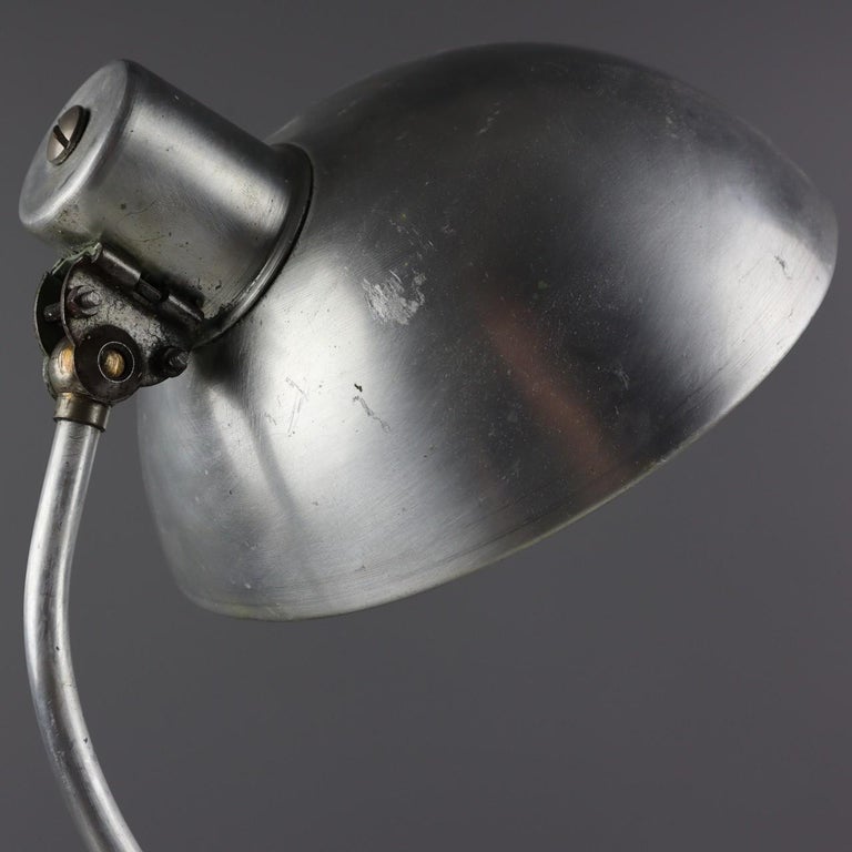 French MidCentury Industrial Desk Lamp For Sale at 1stDibs