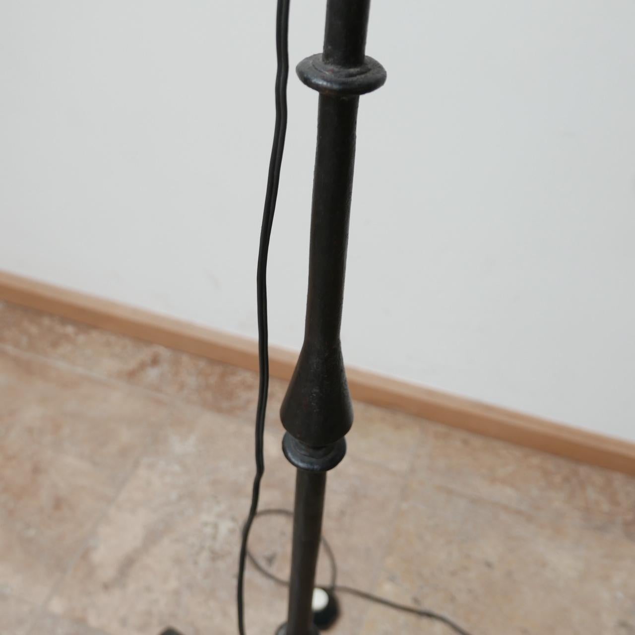 French Mid-Century Iron Floor Lamp 1
