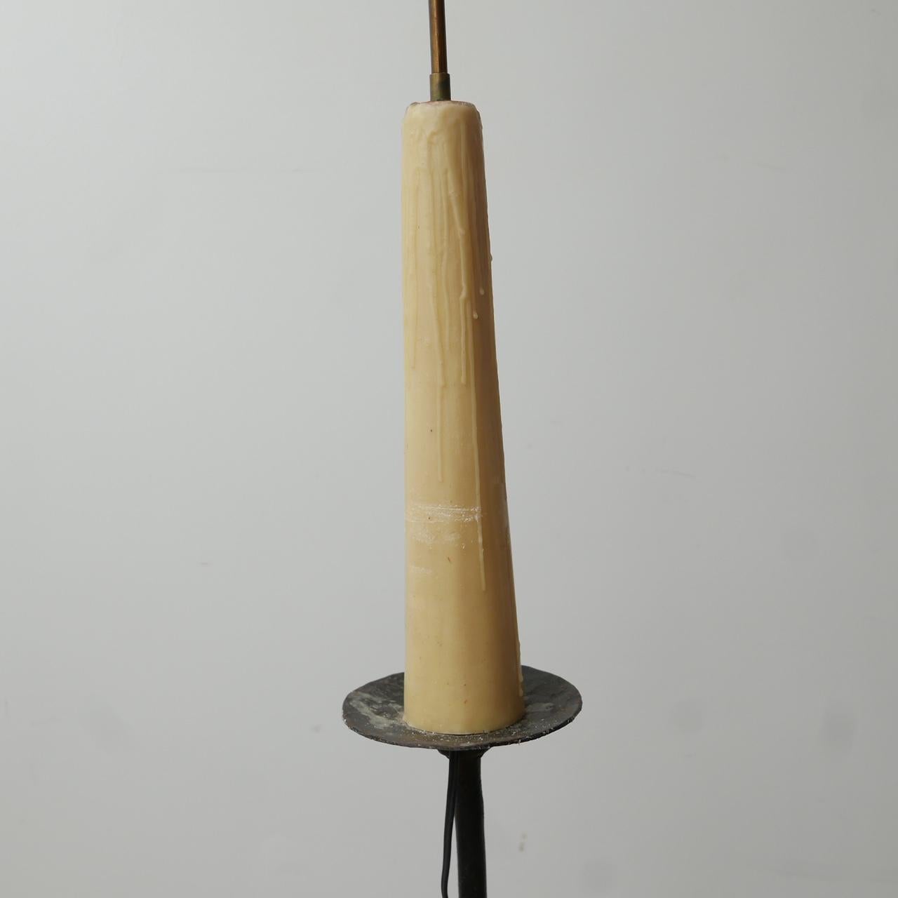 French Mid-Century Iron Floor Lamp 2