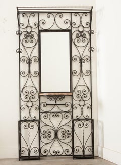 French Mid-Century Iron Hall Tree