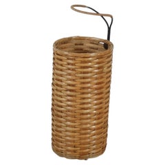 Portaombrelli in rattan di ispirazione Gio Ponti, metà del secolo scorso, anni ’50