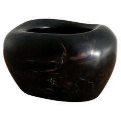 French Mid Century Large Wooden Bowl by Odile Noll Produced in France, 1960s