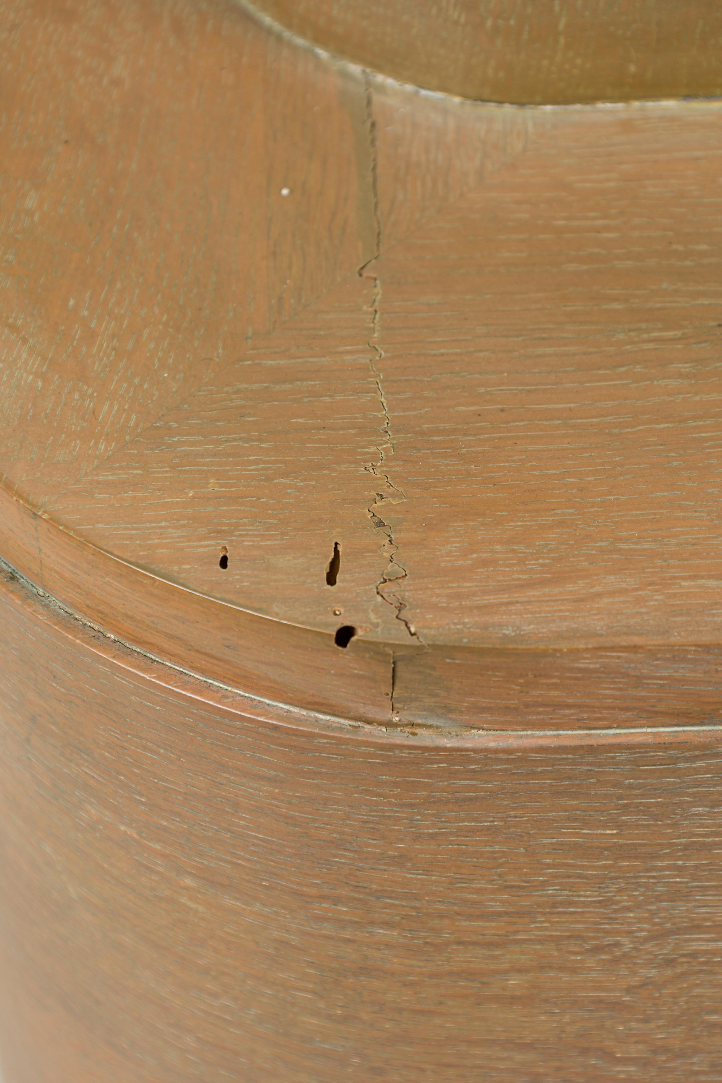 Credenza francese di metà secolo in Oak Oak Oak, stile Jacques Adnet in vendita 10