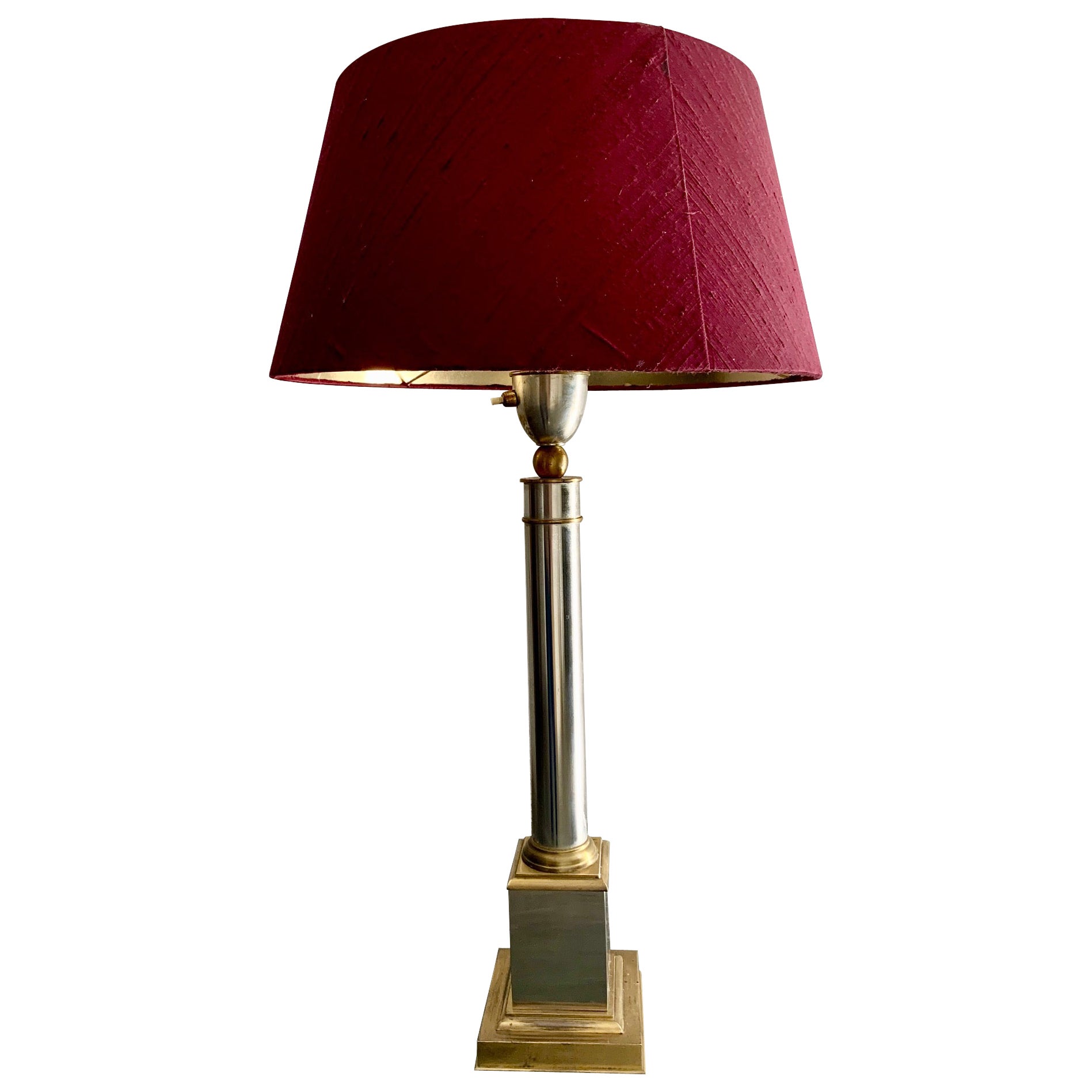 Mid-Century-Tischlampe im Maison Jansen-Stil, Frankreich