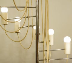 Lustre Minimaliste Français du Milieu du Siècle 'A16' par Alain Richard pour Disderot