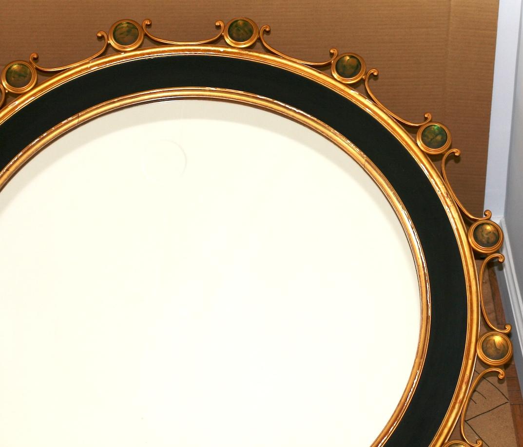 Mid-20th Century French Midcentury Mirror, Attributed to Jansen