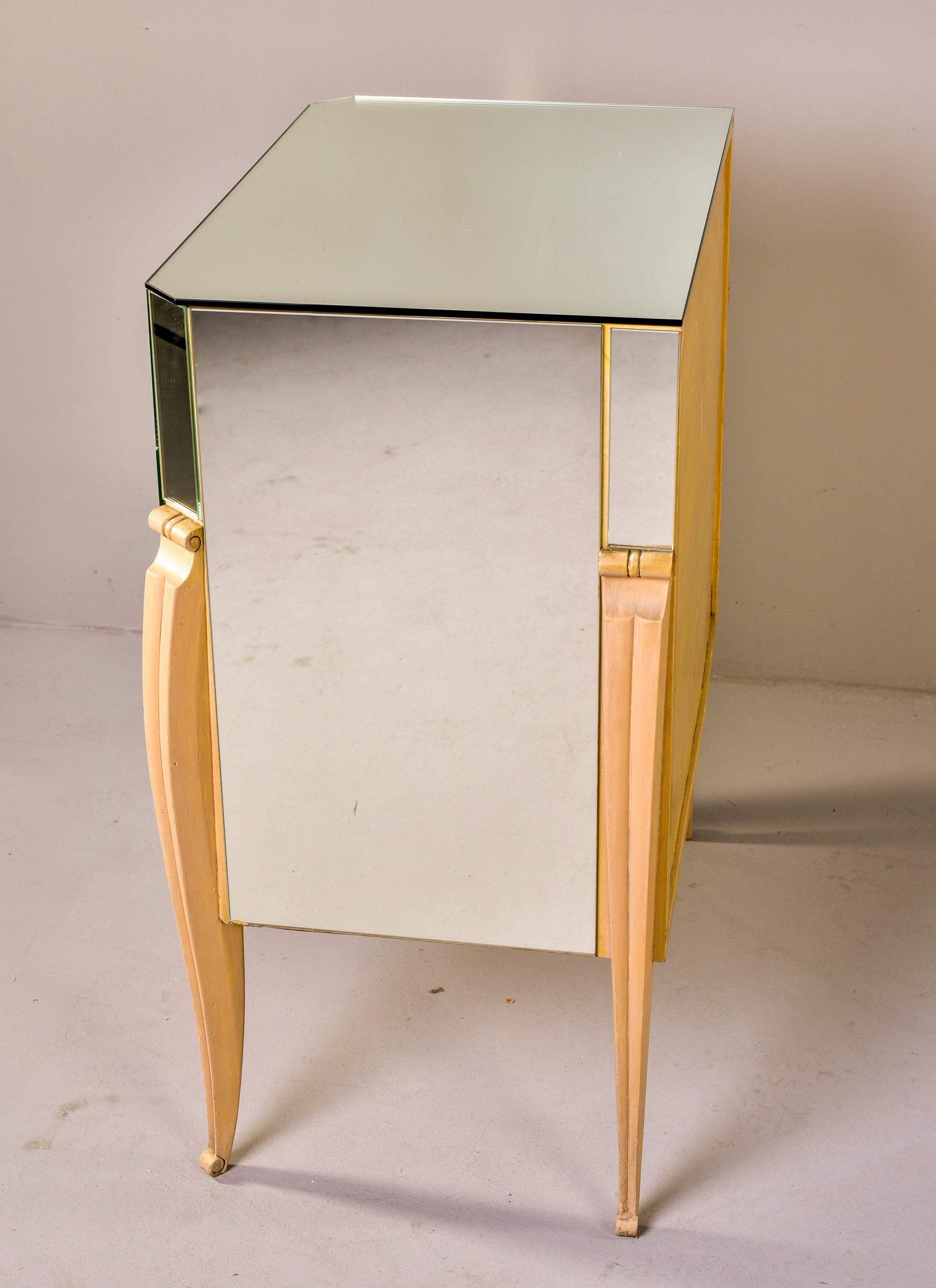 French Mid Century Mirrored Chest of Drawers 4