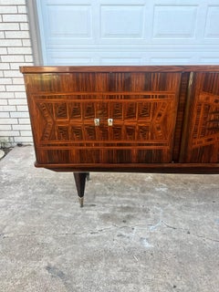 French Mid-Century Modern 1955's Macassar Ebony Sideboard