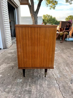 French Mid-Century Modern 1955's Macassar / Zebrawood Sideboard