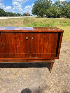 French Mid-Century Modern 1960's Macassar Ebony Sideboard