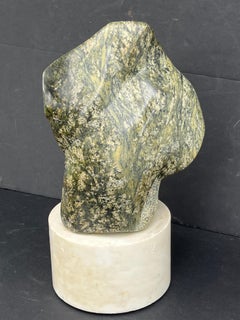 French Mid-Century Modern Abstract Marble Sculpture signed Gilioli