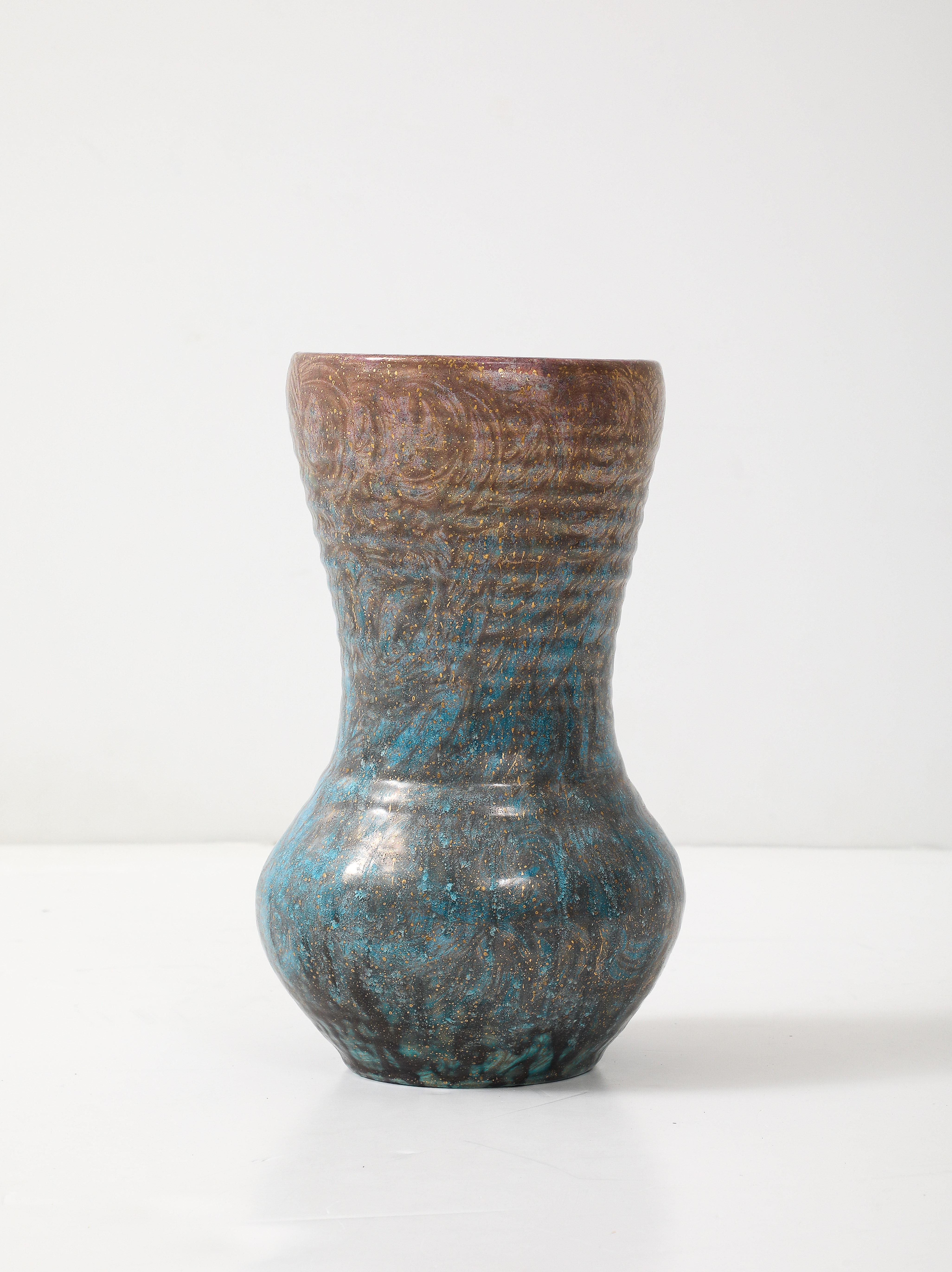 Französische Mid Century Modern Accolay Vase (Moderne der Mitte des Jahrhunderts) im Angebot