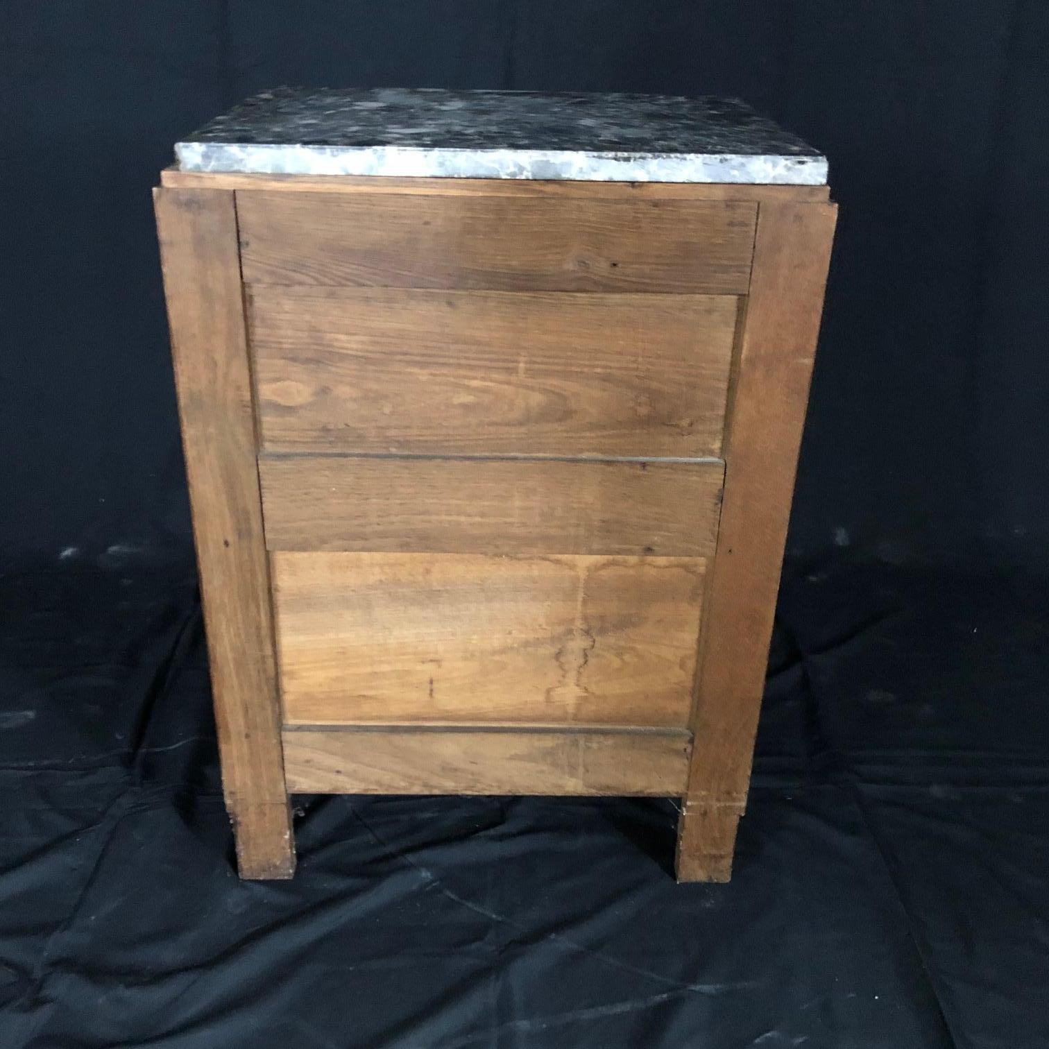 French Mid-Century Modern Art Deco Side Table or Nightstand 5