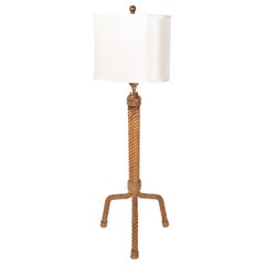 Mid-Century Modern Audoux Minet Seil-Tischlampe