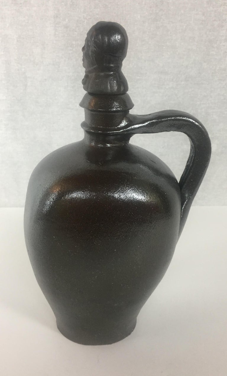 Download French Mid-Century Modern Black Matte Decorative Object For Sale at 1stDibs