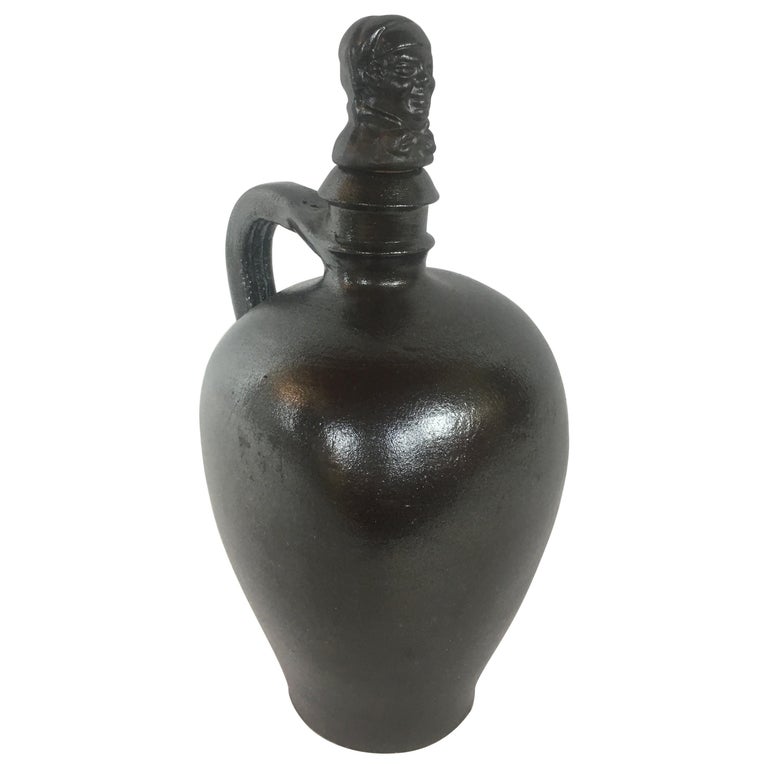 Download French Mid-Century Modern Black Matte Decorative Object For Sale at 1stDibs