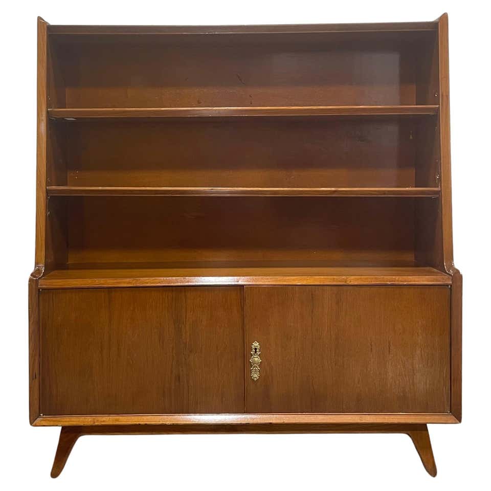 Large Mid-Century Modern Walnut Bookcase, circa 1960s at 1stDibs ...