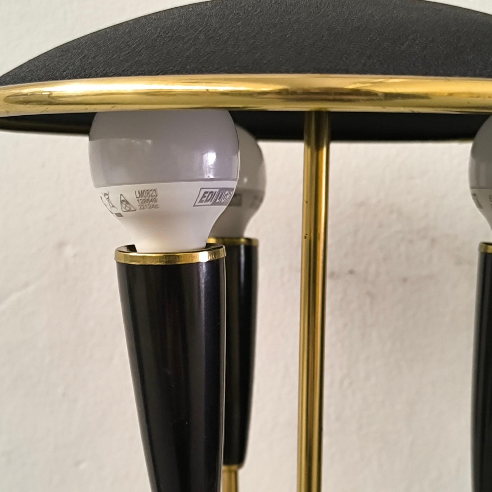 French Mid-Century Modern Ceiling Light Attributed to Maison Lunel, 1940s For Sale 1