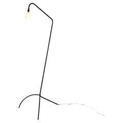 Lampada da terra industriale francese della metà del secolo scorso, Francia, circa anni 
50