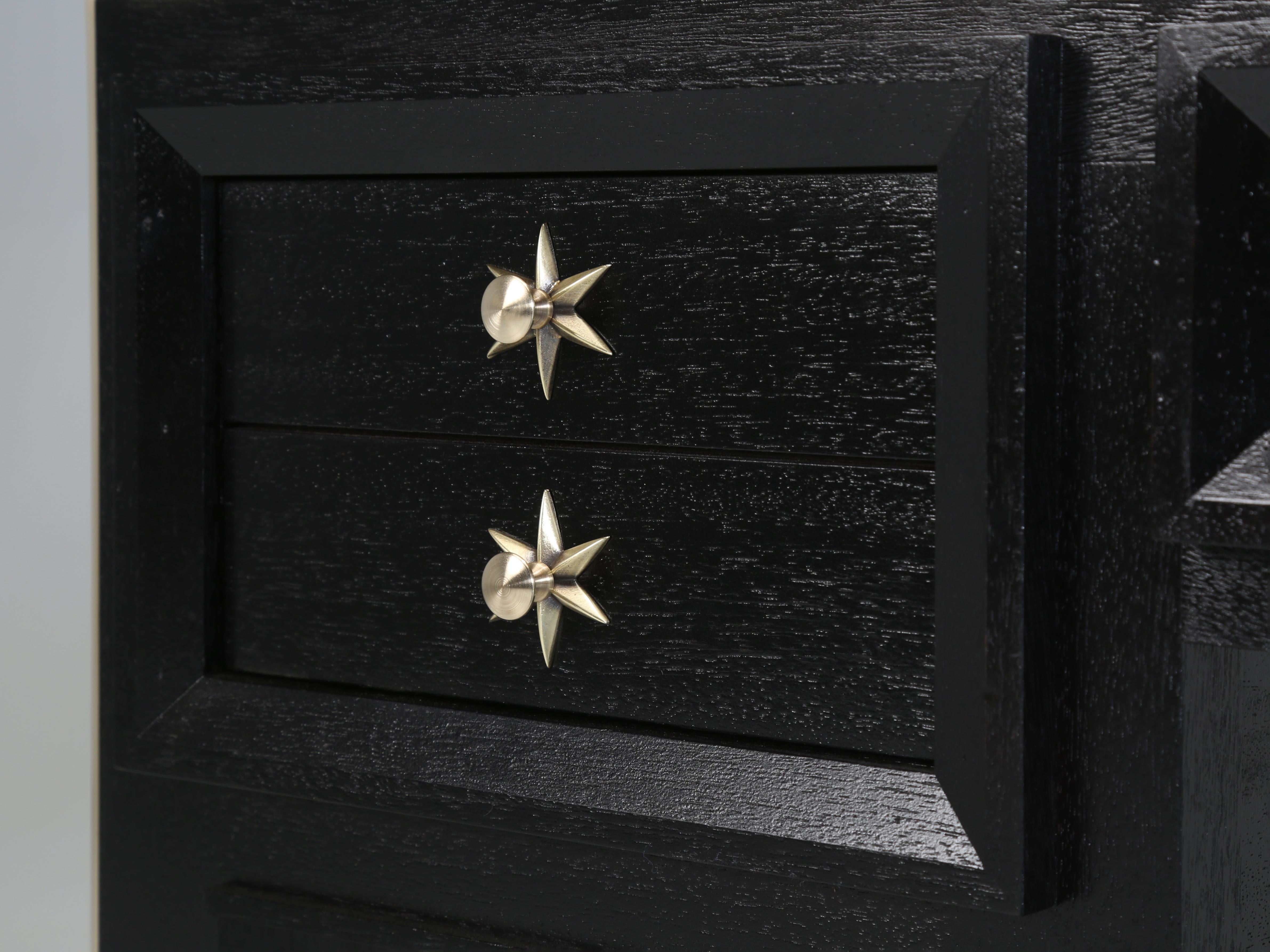 Bureau d'inspiration Jacques Adnet, français, du milieu du siècle dernier, fabriqué sur commande par Old Plank en vente 4