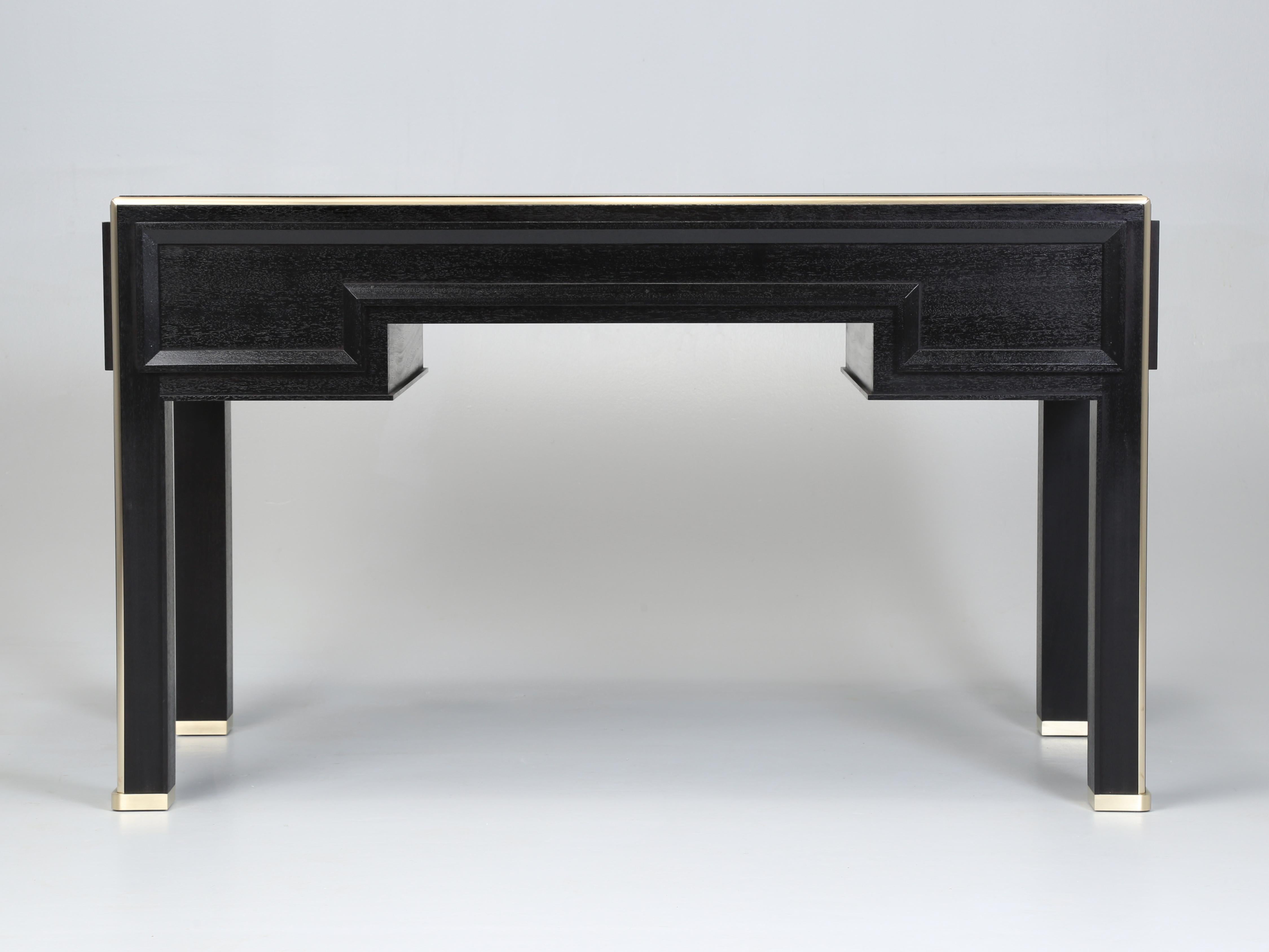 Bureau d'inspiration Jacques Adnet, français, du milieu du siècle dernier, fabriqué sur commande par Old Plank en vente 8
