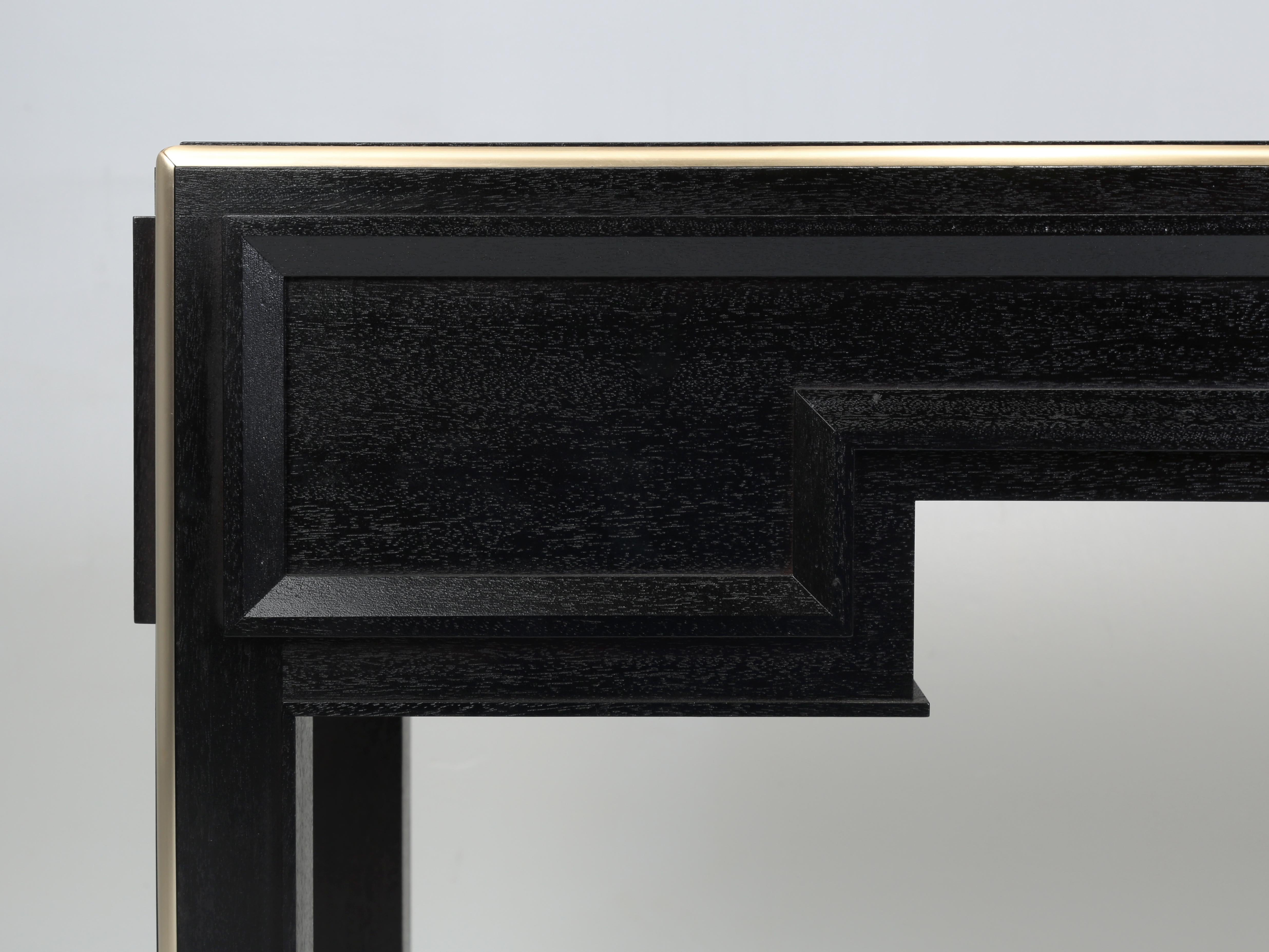 Bureau d'inspiration Jacques Adnet, français, du milieu du siècle dernier, fabriqué sur commande par Old Plank en vente 9