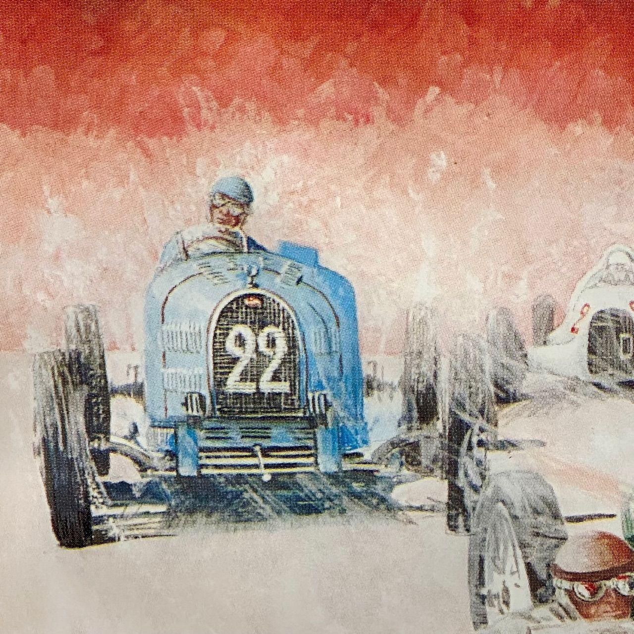 Póster francés de carreras, moderno de mediados de siglo, enmarcado, Gran Premio de Mónaco, 1997 en venta 1