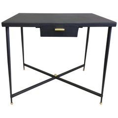French Mid-Century Modern Neoclassical Desk /Writing Table by Jacques Adnet 1940