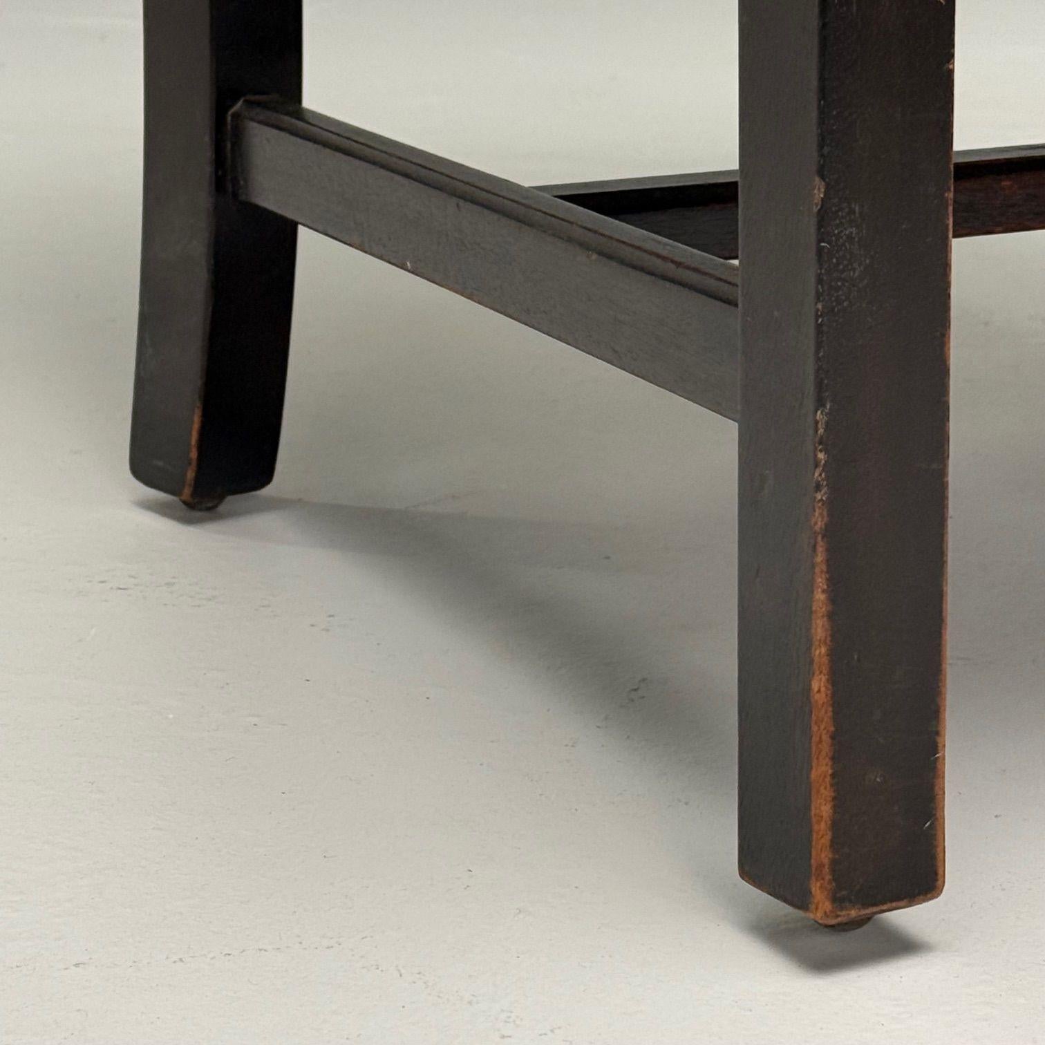 French Mid-Century Modern, Occasional Arm Chairs, Wood, Boucle, France, 1980s For Sale 4