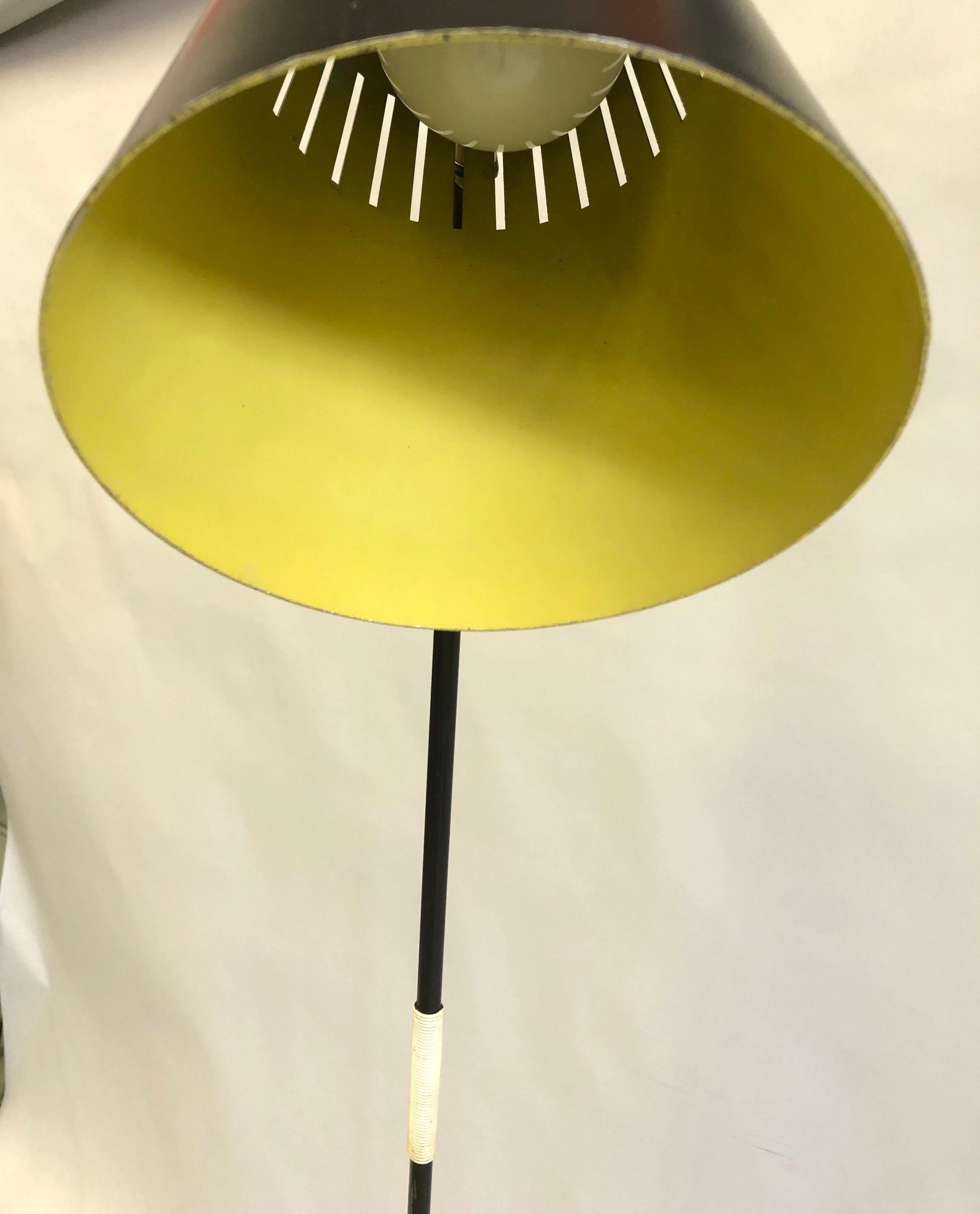 French Mid-Century Modern Prototype Floor Lamp, Serge Mouille & Pierre Guariche For Sale 4
