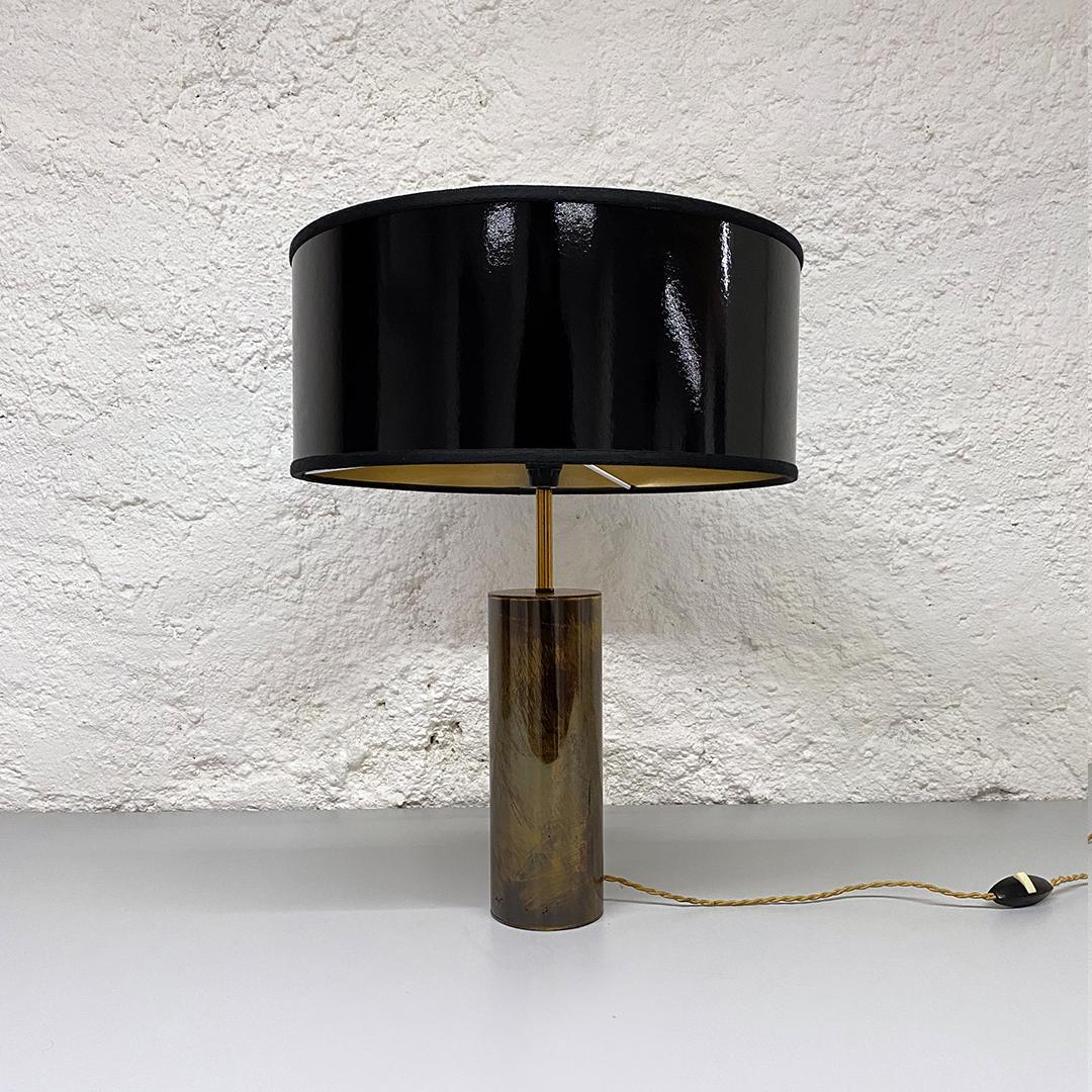 French Mid-Century Modern Rare Brass Table Lamps by Jacques Quinet, 1971 1
