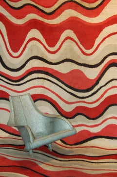 French Mid-Century Modern Rug 1950's