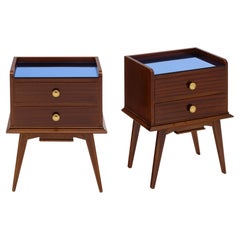 French Mid-Century Modern Side Tables