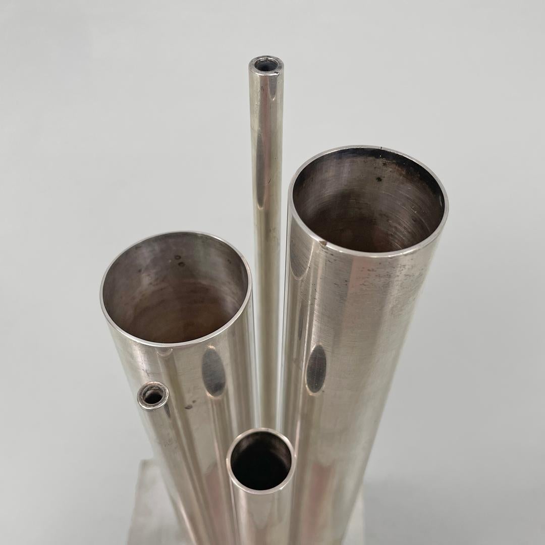 Vaso d'argento francese della metà del secolo scorso Polivaso di Gio Ponti per Christofle 1950 6