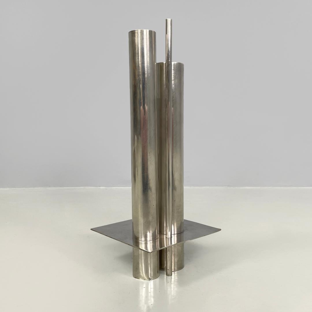 Francese Vaso d'argento francese della metà del secolo scorso Polivaso di Gio Ponti per Christofle 1950