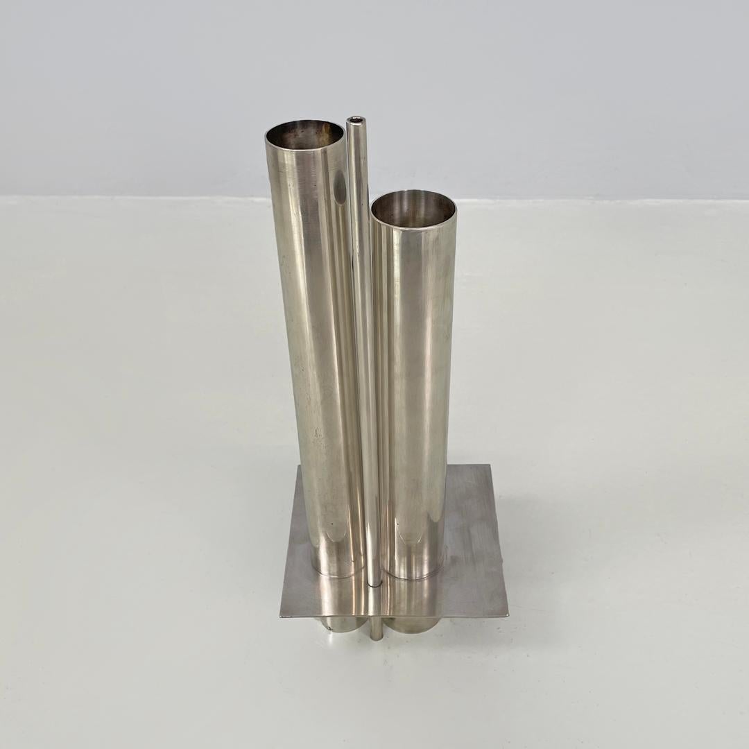 Vaso d'argento francese della metà del secolo scorso Polivaso di Gio Ponti per Christofle 1950 1
