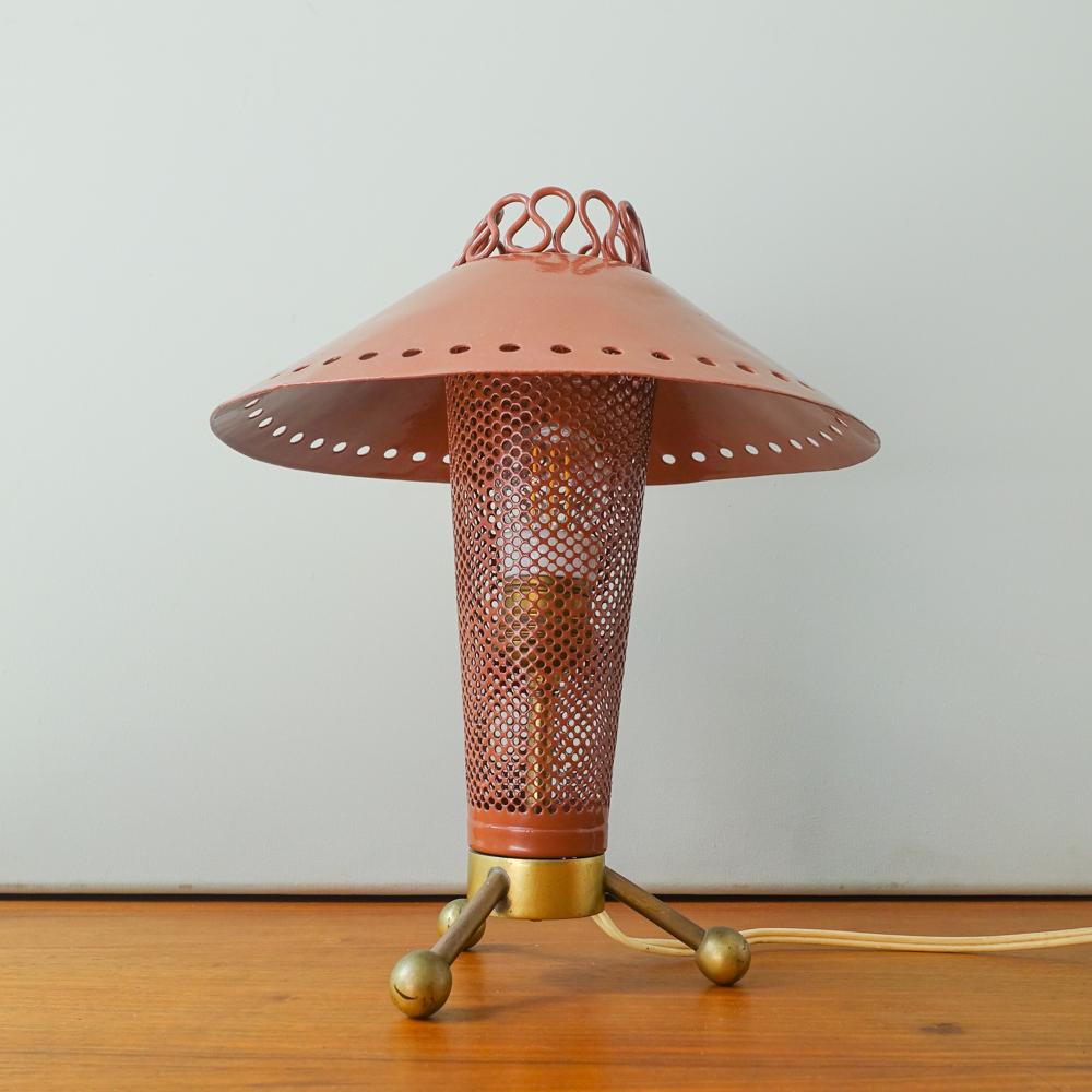 French Mid-Century Modern Sputnik Table Lamp by Kobis & Lorence, 1950s 3