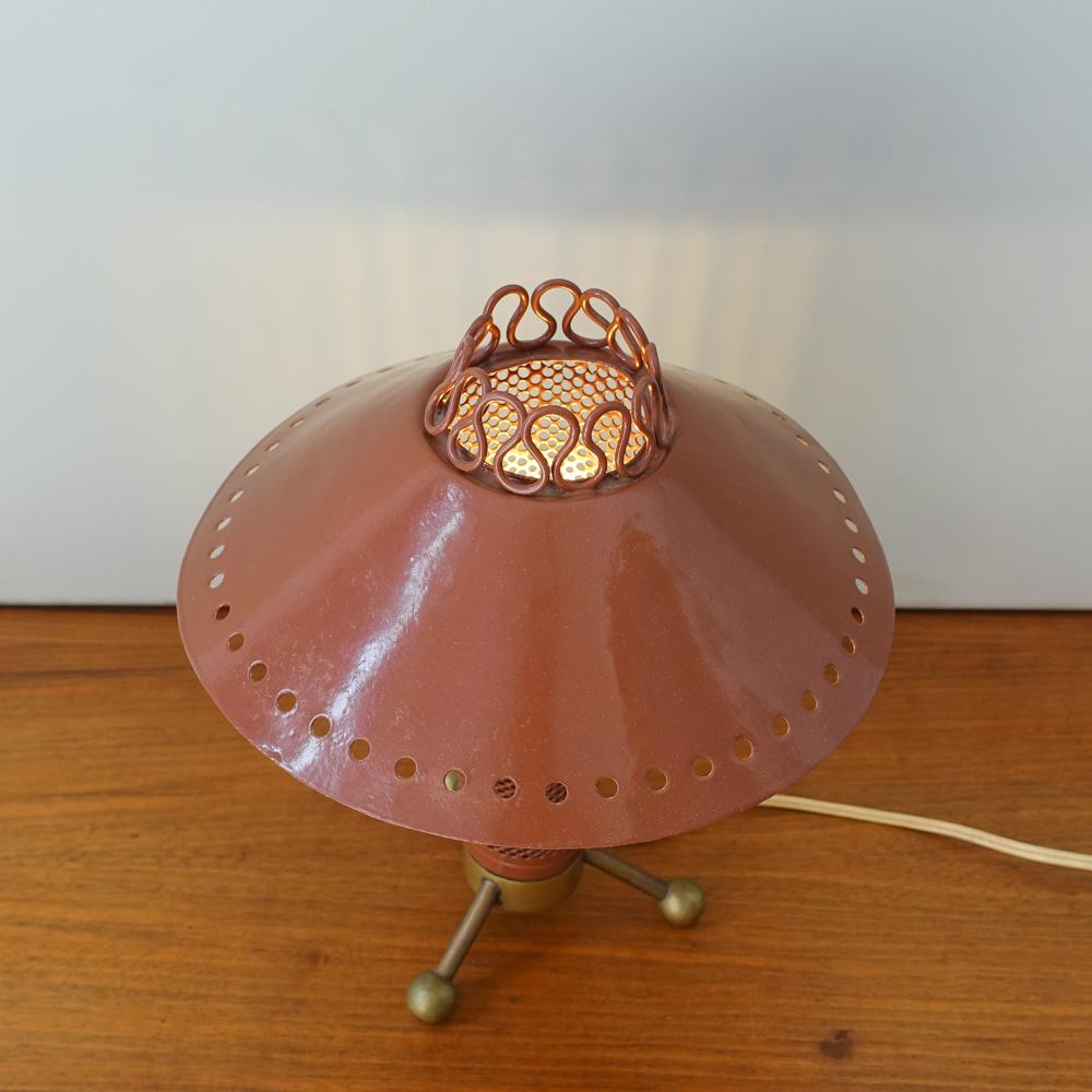 Mid-20th Century French Mid-Century Modern Sputnik Table Lamp by Kobis & Lorence, 1950s