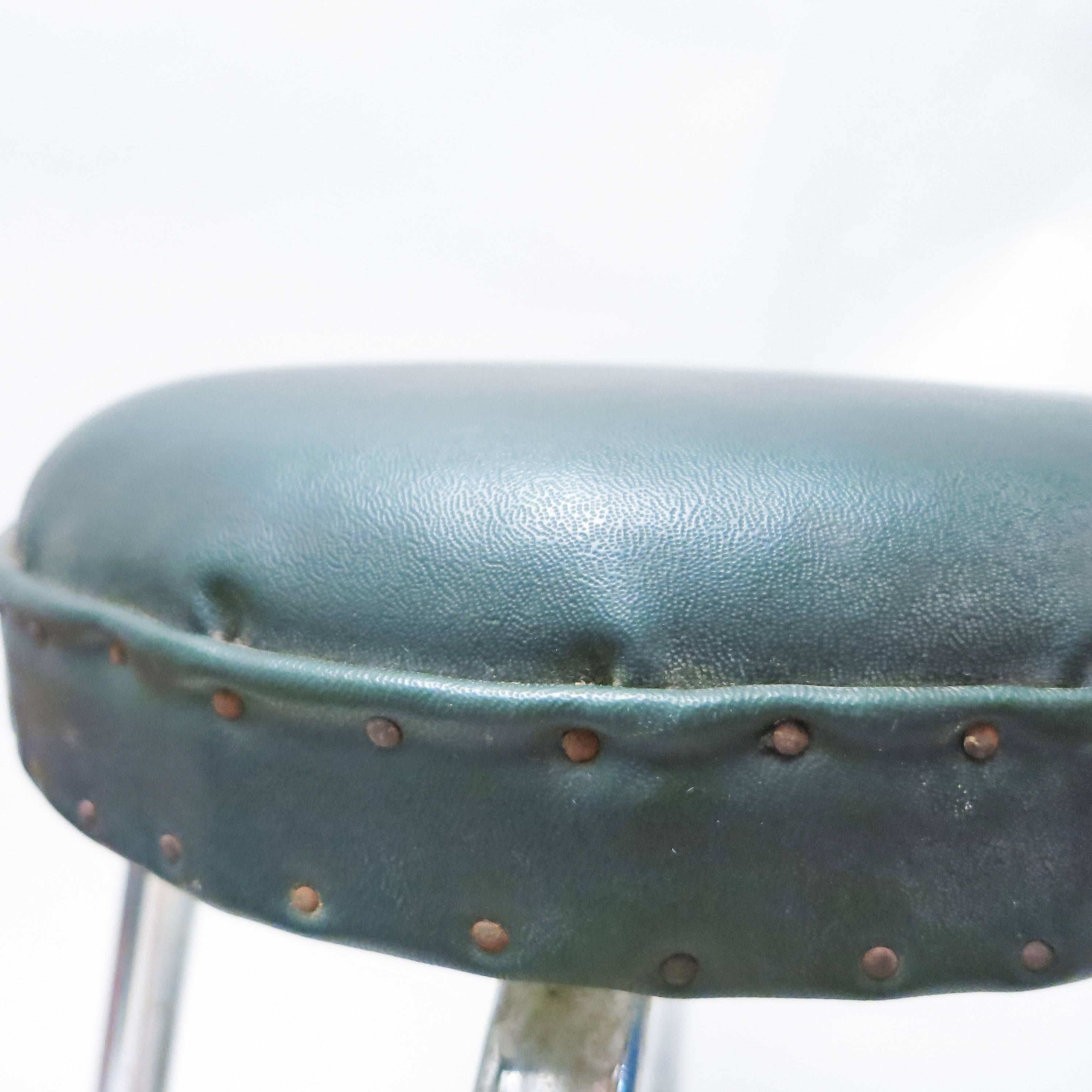 French Mid-Century Modern Stool  In Good Condition For Sale In Paris, FR