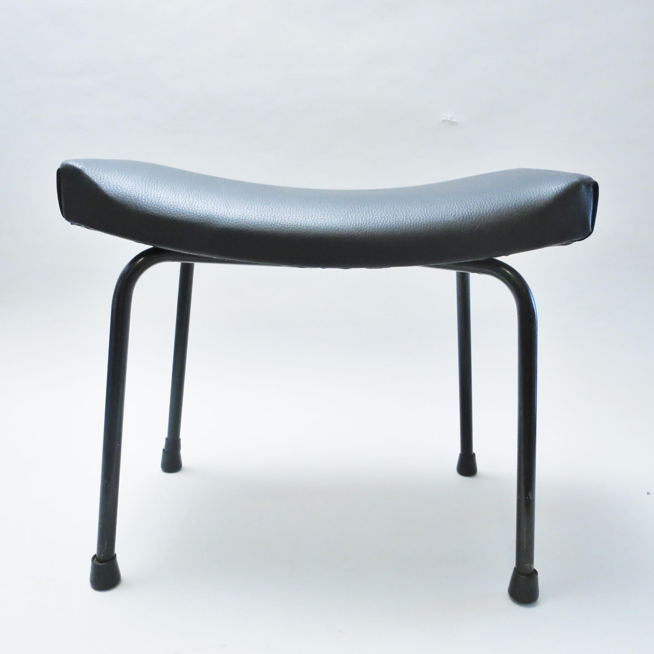 Stool Taureau by French designer Pierre Guariche for Meurop in the 1950s.