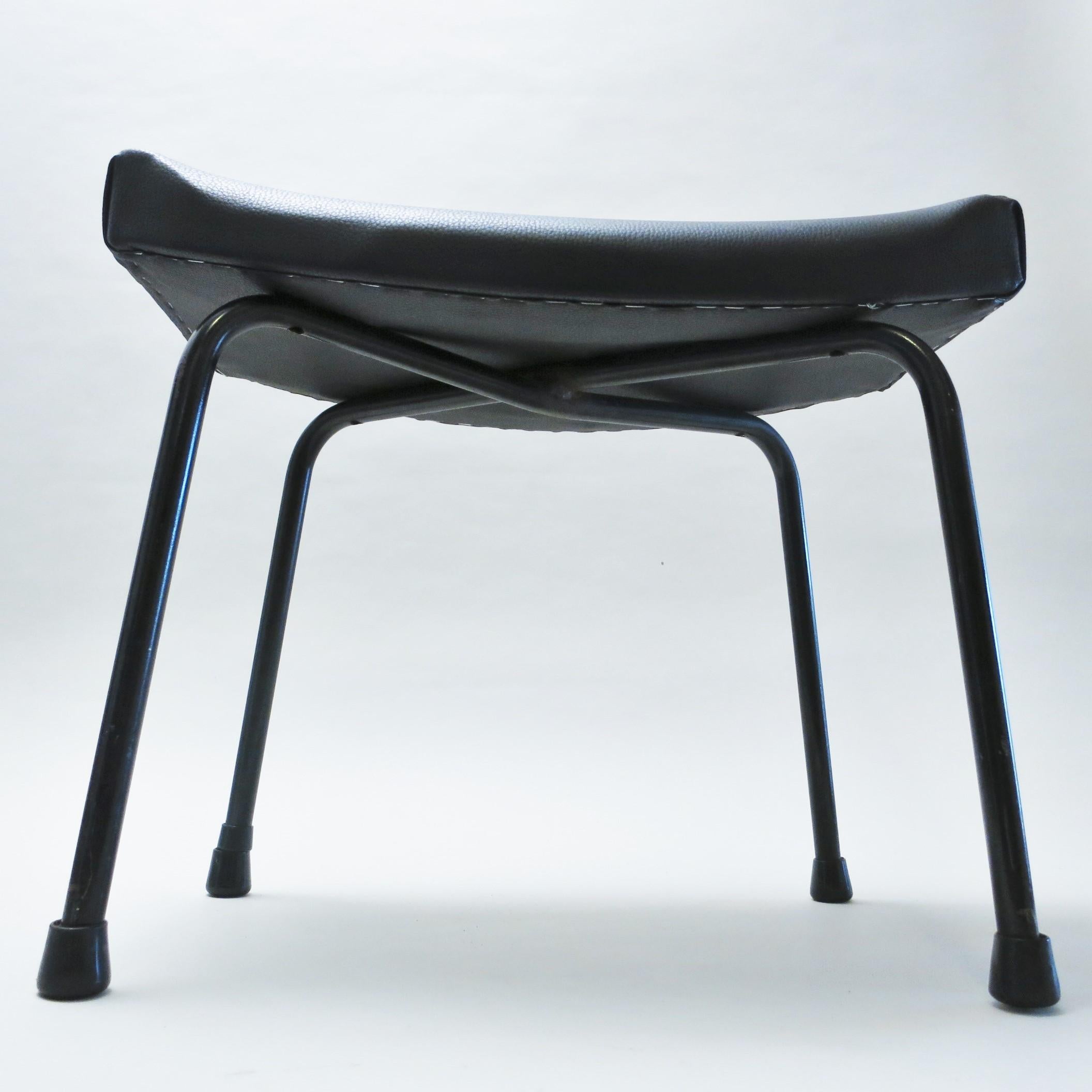 Mid-20th Century French Mid-Century Modern Stool Taureau by Pierre Guariche, 1950s For Sale