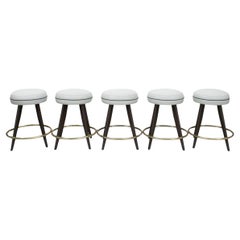 French Mid-Century Modern Stools, 5