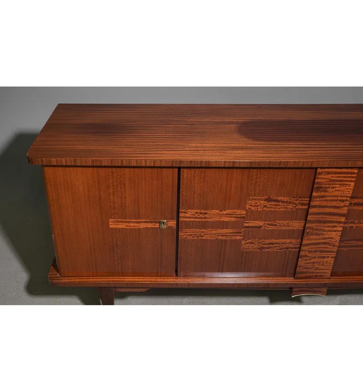 Mid-Century Modern French Mid Century Modern Style Sideboard / Enfilade For Sale