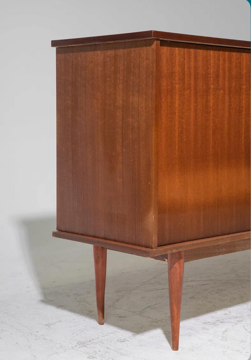 Brass French Mid Century Modern Style Sideboard / Enfilade For Sale