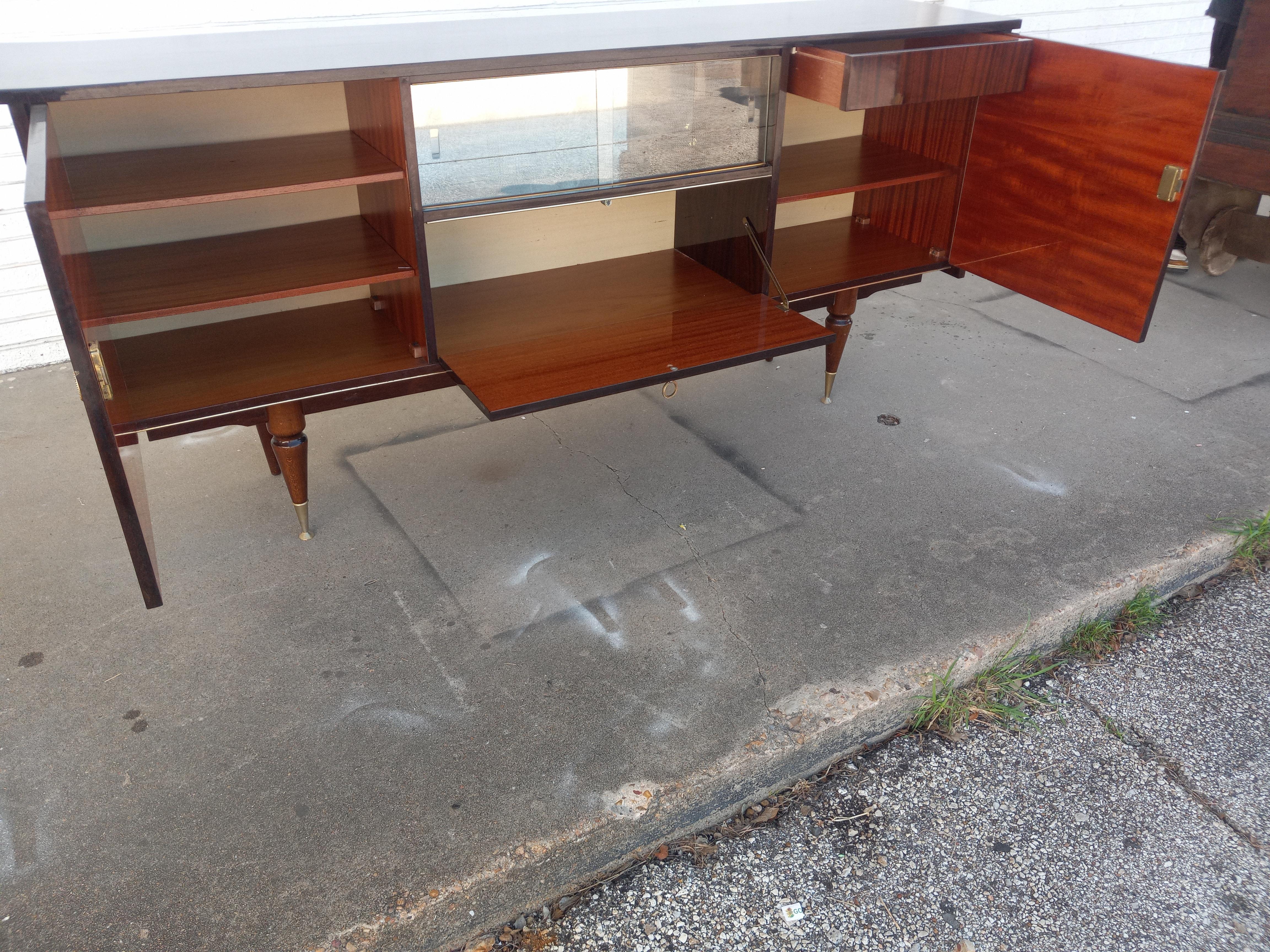 Credenza francese in stile Mid Century Modern in vendita 1