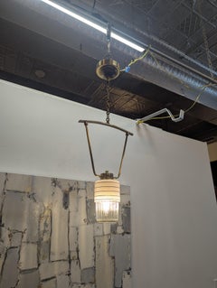 French Mid Century Modern Swing Pendant Chandelier