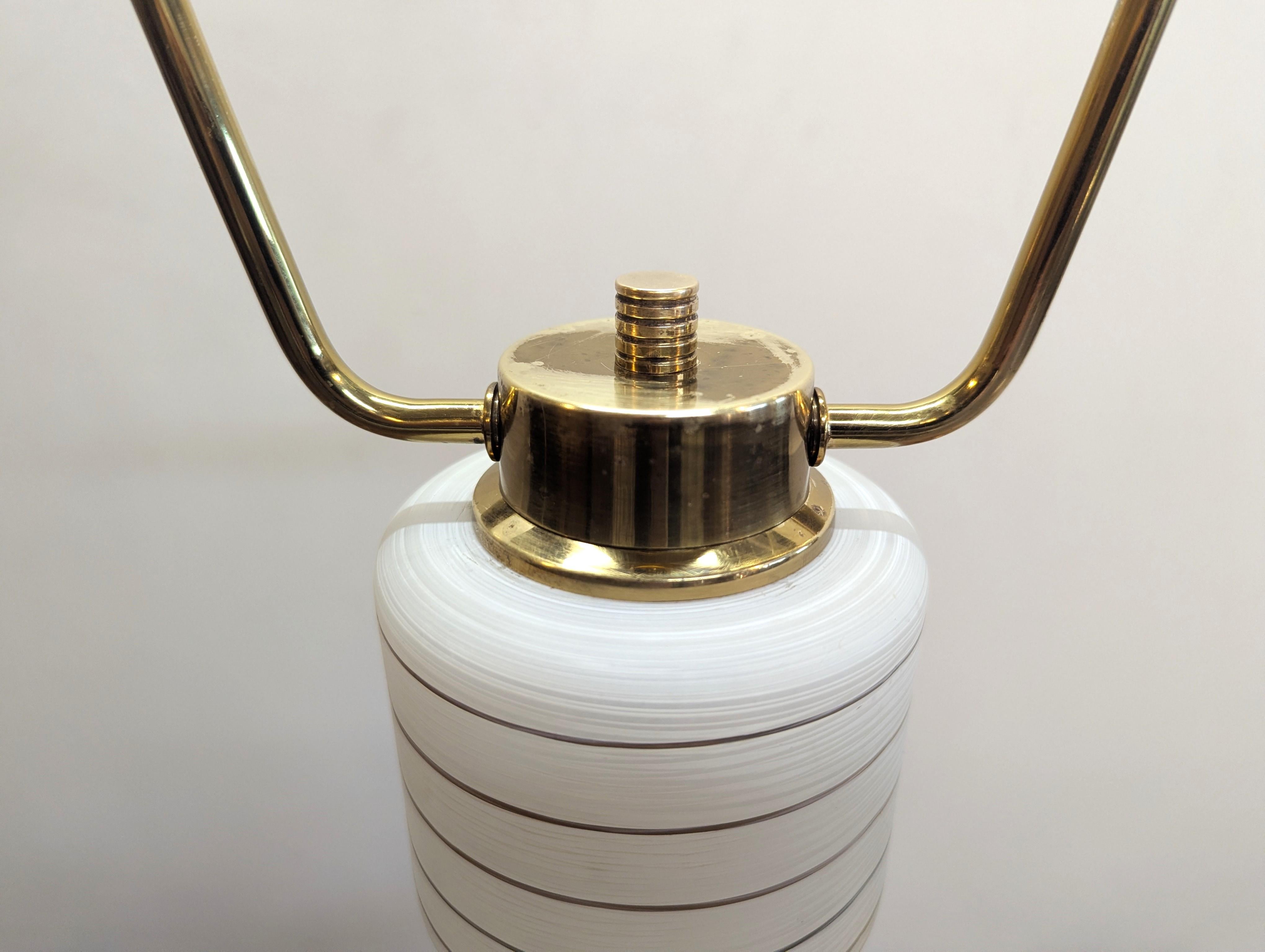 Metà XX secolo Lampadario a sospensione Swing francese del Mid Century Modern in vendita