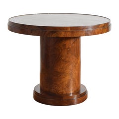 Tavolo basso da centro in legno di noce, metà del XX secolo, French Mid Century Modern