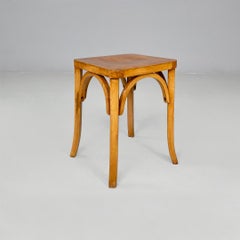 Französische Holzhocker aus der Mitte des Jahrhunderts von Luterma, 1950er Jahre