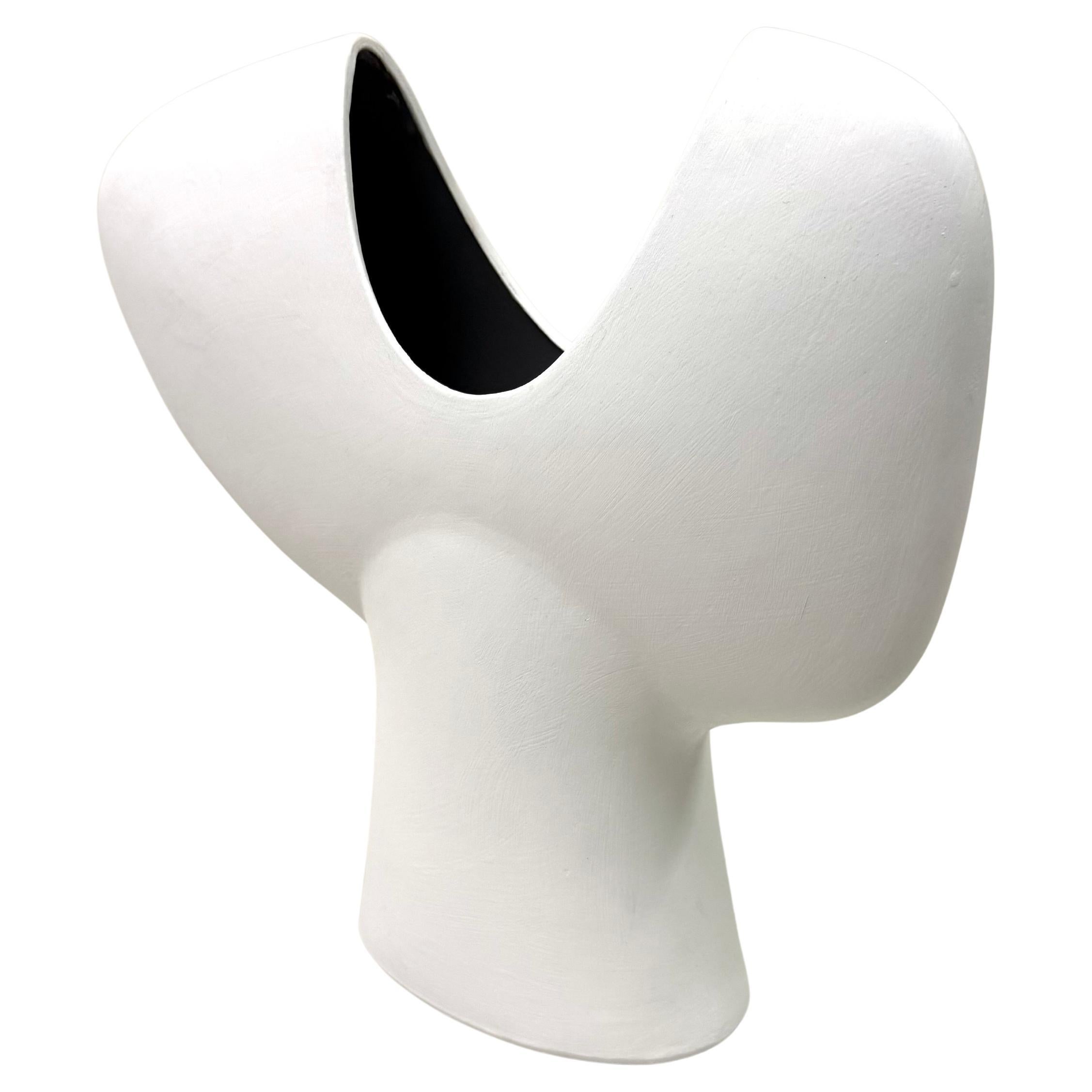 Sculpture/vase en terre cuite organique et moderne du milieu du siècle dernier, Georges Jouve